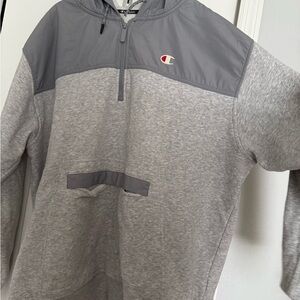Champion Two-Tone Gray Hoodie